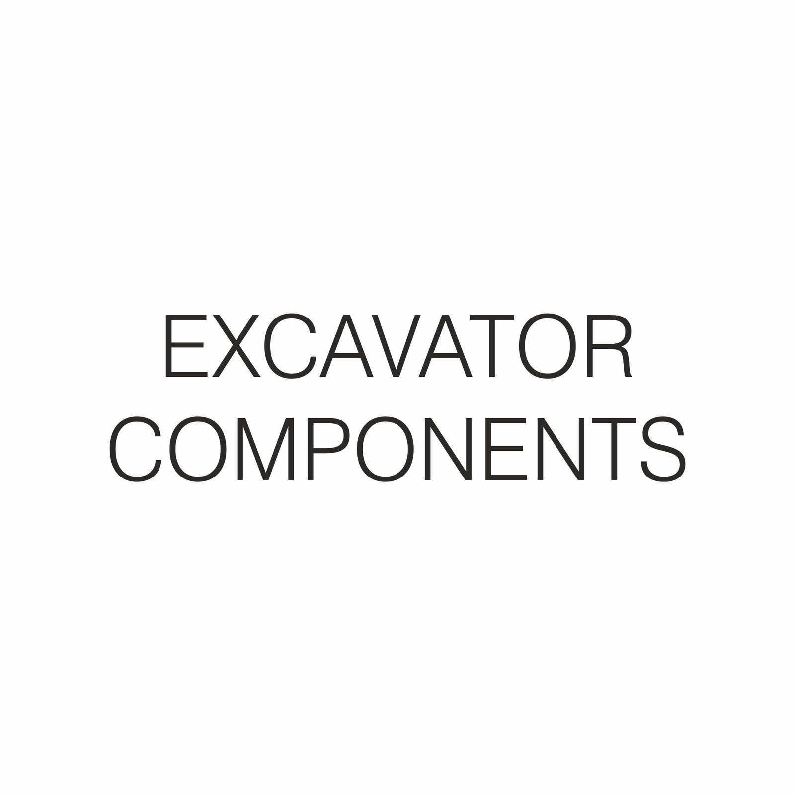 Excavator Components