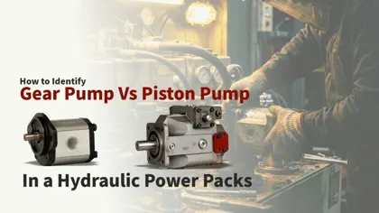 How to Identify a Gear Pump vs a Piston Pump in a Hydraulic Power Pack