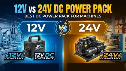 12V vs 24V DC Power Pack – Which One Should You Choose for Your Machine?