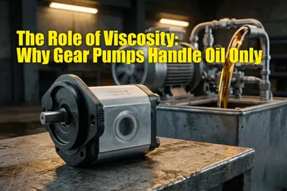 The Role of Viscosity: Why Gear Pumps Handle Oil Only