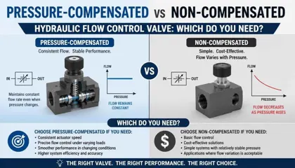 Pressure-Compensated vs Non-Compensated Hydraulic Flow Control Valve: Which Do You Need?