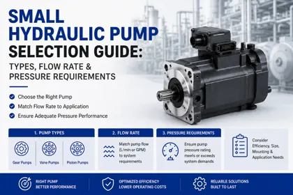 Small Hydraulic Pump Selection Guide: Types, Flow Rate & Pressure Requirements