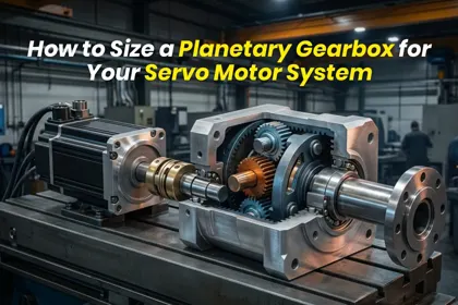 How to Size a Planetary Gearbox for Your Servo Motor System