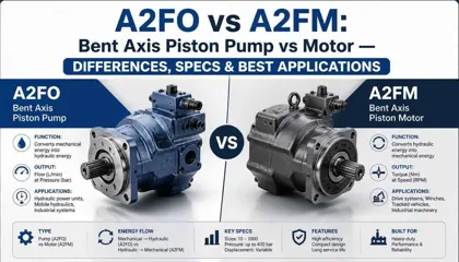 A2FO vs A2FM: Bent Axis Piston Pump vs Motor — Differences, Specs & Best Applications