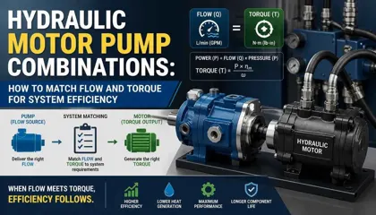 Hydraulic Motor Pump Combinations: How to Match Flow and Torque for System Efficiency