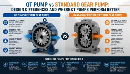 QT Pump vs Standard Gear Pump: Design Differences and Where QT Pumps Perform Better