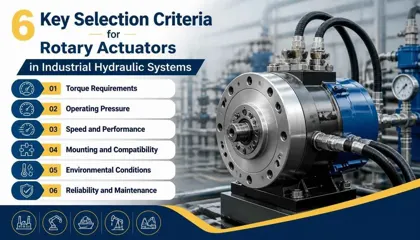 6 Key Selection Criteria for Rotary Actuators in Industrial Hydraulic Systems