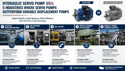 Hydraulic Servo Pump USA: 5 Industries Where Servo Pumps Outperform Variable Displacement Pumps