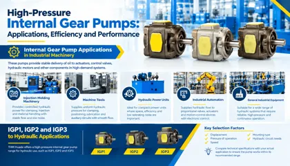 High Pressure Internal Gear Pumps: Applications, Efficiency and Performance