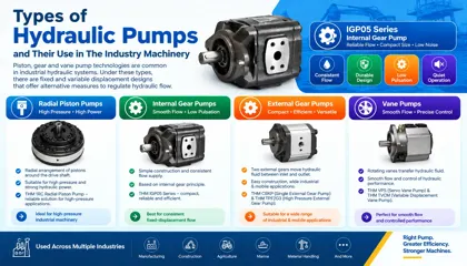 Types of Hydraulic Pumps and Their Use in The Industry Machinery